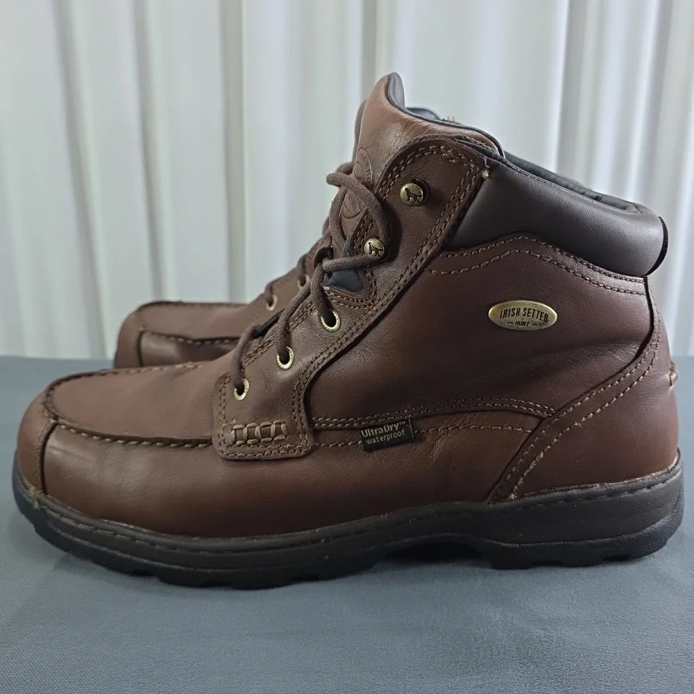 Red Wing Irish Setter Mens Hunt Soft Paw Leather Chukka Waterproof Boots Size 13
